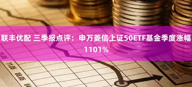 联丰优配 三季报点评:申万菱信上证50ETF基金季度涨幅1101%